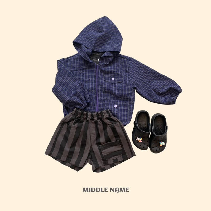Middle Name - Korean Children Fashion - #childrensboutique - Summer Check Windbreaker - 4