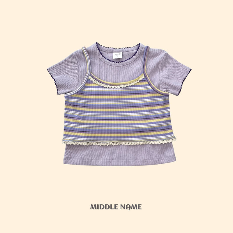Middle Name - Korean Children Fashion - #designkidswear - Lace Sleeveless - 2