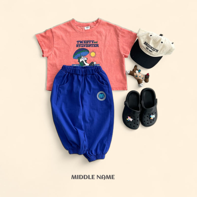 Middle Name - Korean Children Fashion - #designkidswear - M Color Jogger Pants - 6