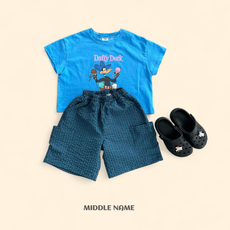 Middle Name - Korean Children Fashion - #discoveringself - Emboss Check Pocket Pants - 9