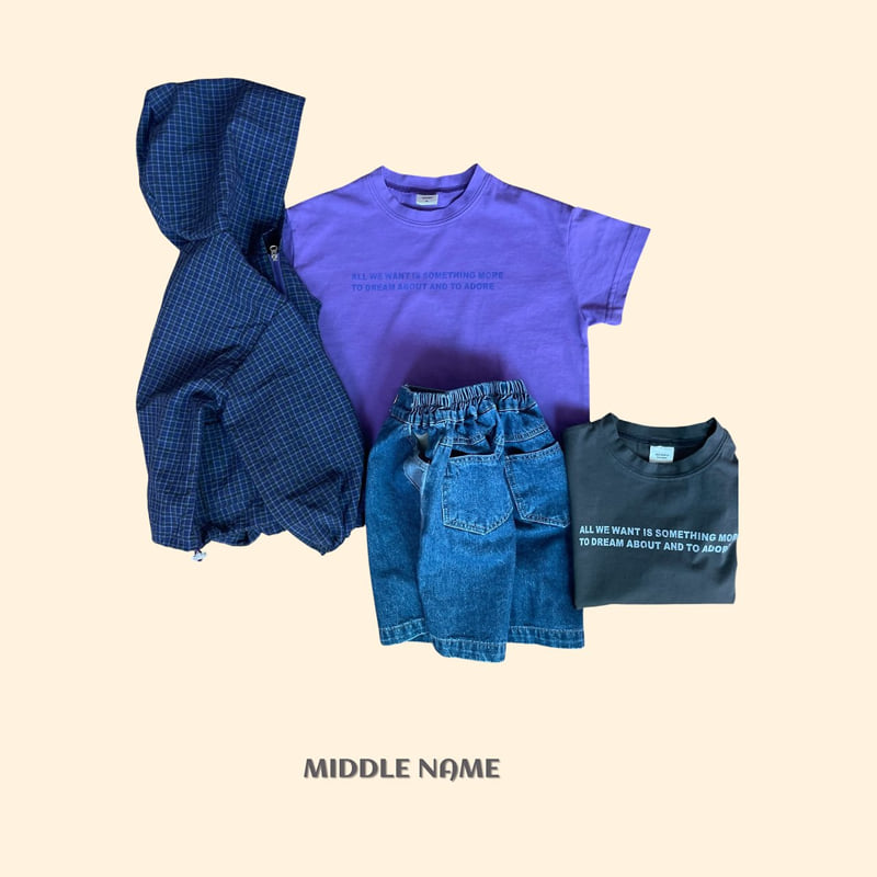 Middle Name - Korean Children Fashion - #discoveringself - Lettering Tee - 6