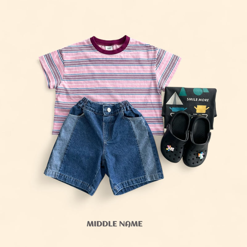 Middle Name - Korean Children Fashion - #discoveringself - Summer Stripe Tee - 9