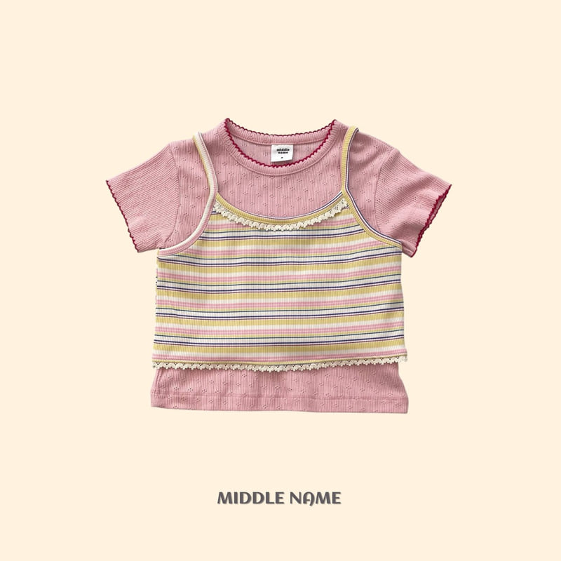 Middle Name - Korean Children Fashion - #discoveringself - Lace Sleeveless - 3