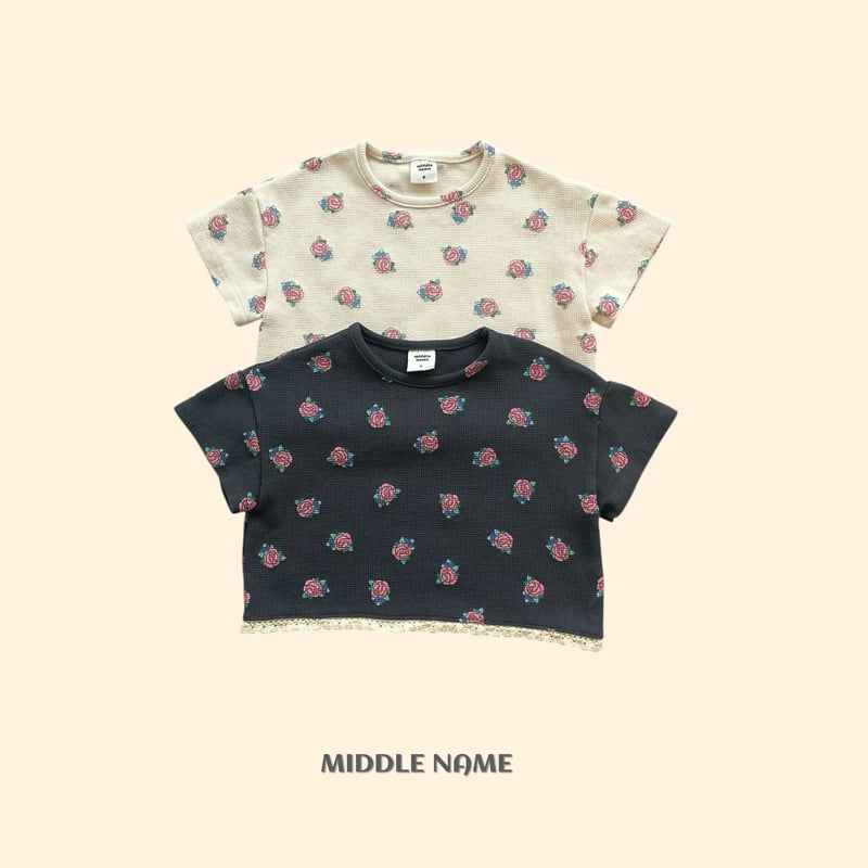 Middle Name - Korean Children Fashion - #discoveringself - Vintage Waffle Tee