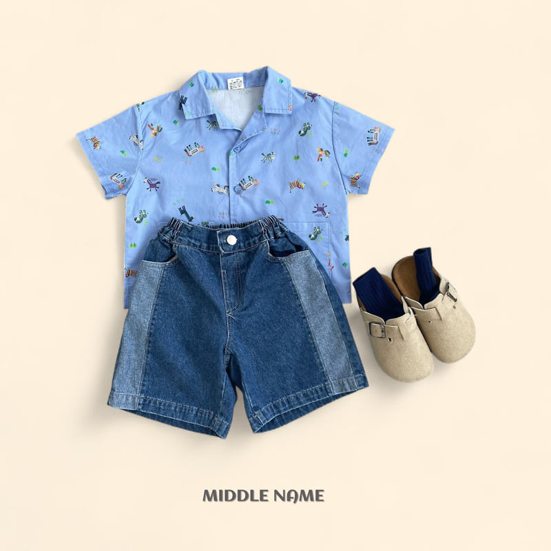 Middle Name - Korean Children Fashion - #discoveringself - Summer Print Shirt - 4