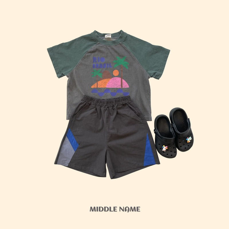 Middle Name - Korean Children Fashion - #fashionkids - Pigment Palm Tree Tee - 7