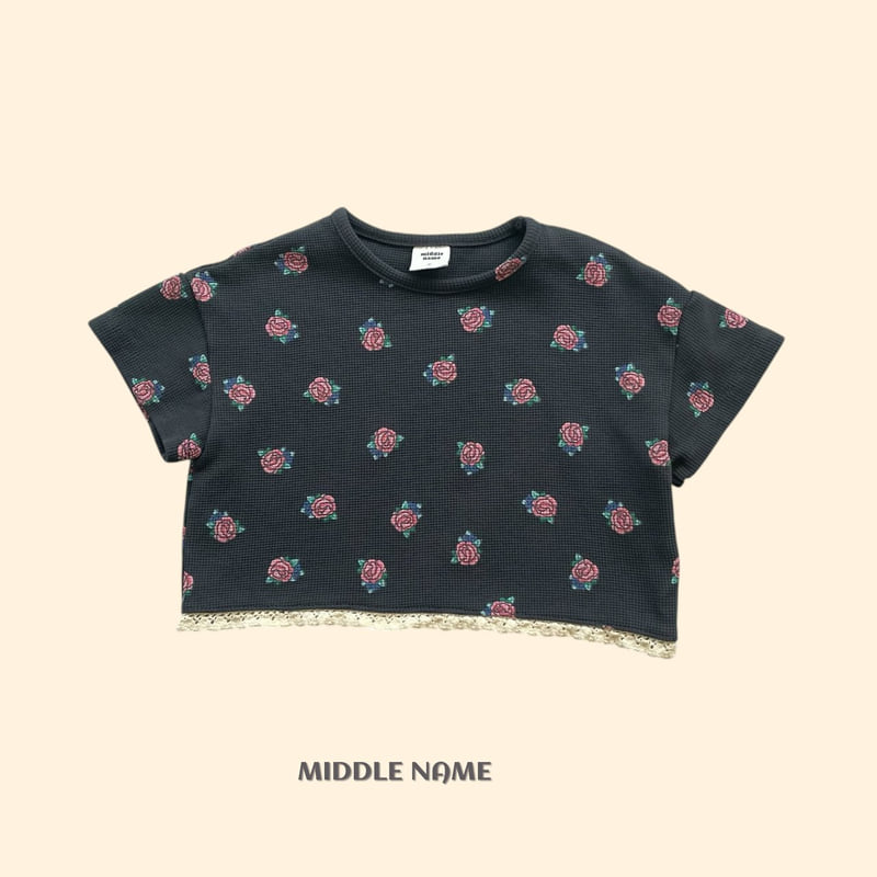 Middle Name - Korean Children Fashion - #fashionkids - Vintage Waffle Tee - 2