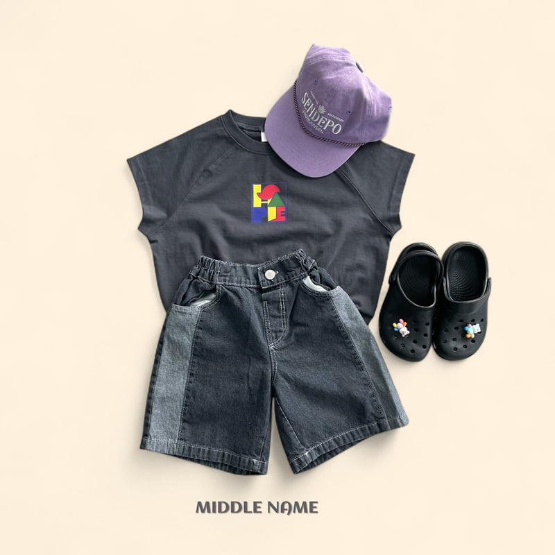 Middle Name - Korean Children Fashion - #fashionkids - Graphic Short Sleeve Sweatshirt - 9
