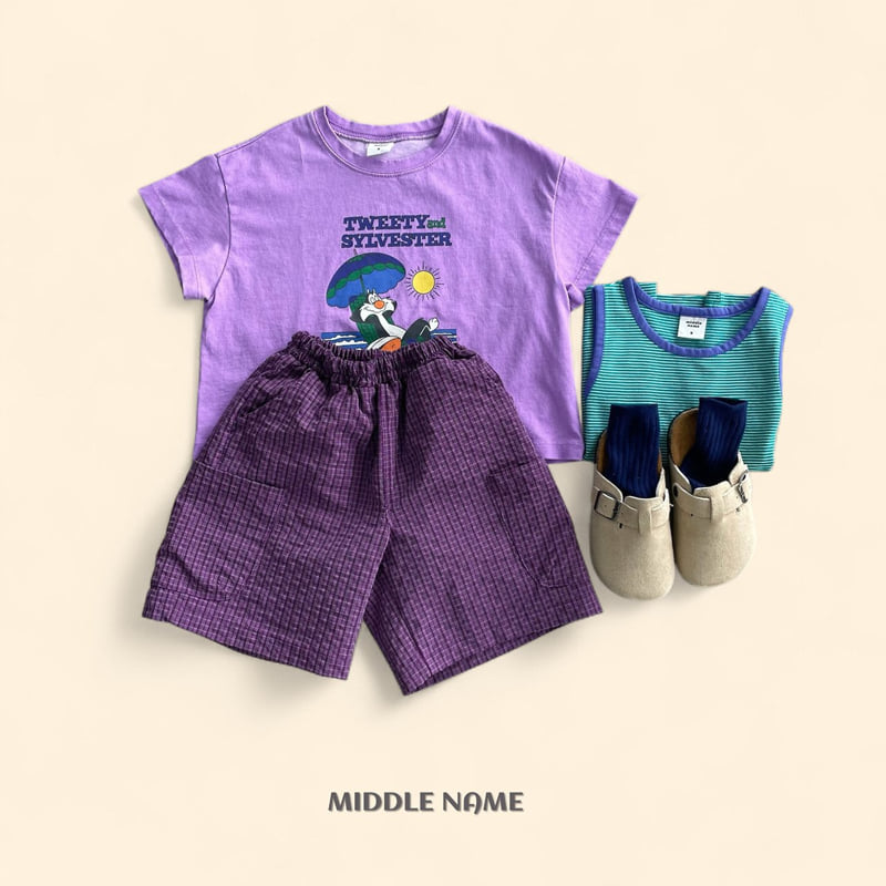 Middle Name - Korean Children Fashion - #kidsshorts - Tweety Tee - 7