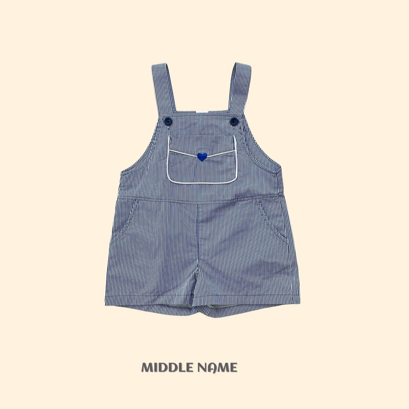 Middle Name - Korean Children Fashion - #fashionkids - Heart Suspenders Pants - 4