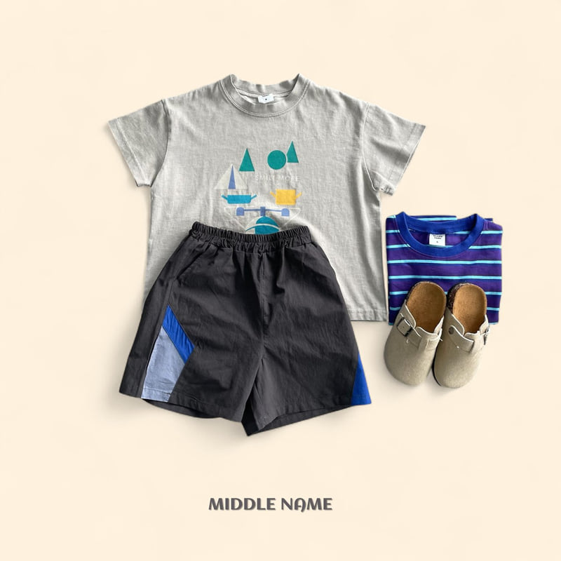 Middle Name - Korean Children Fashion - #kidsshorts - Pigment Graphic Tee - 12