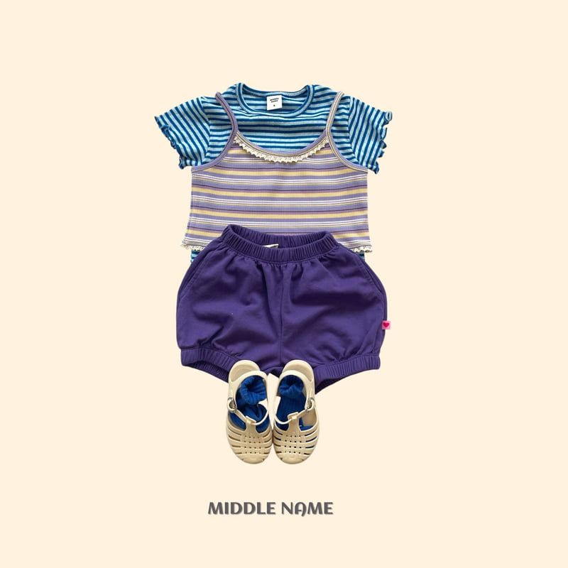 Middle Name - Korean Children Fashion - #kidsshorts - Lace Sleeveless - 5