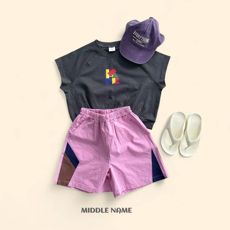 Middle Name - Korean Children Fashion - #kidsshorts - Graphic Short Sleeve Sweatshirt - 10