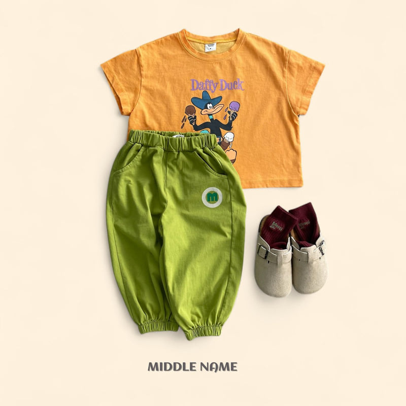 Middle Name - Korean Children Fashion - #kidsshorts - M Color Jogger Pants - 9