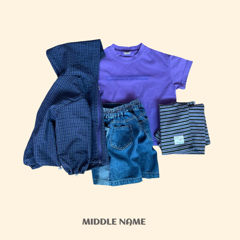 Middle Name - Korean Children Fashion - #kidsstore - Lettering Tee - 9