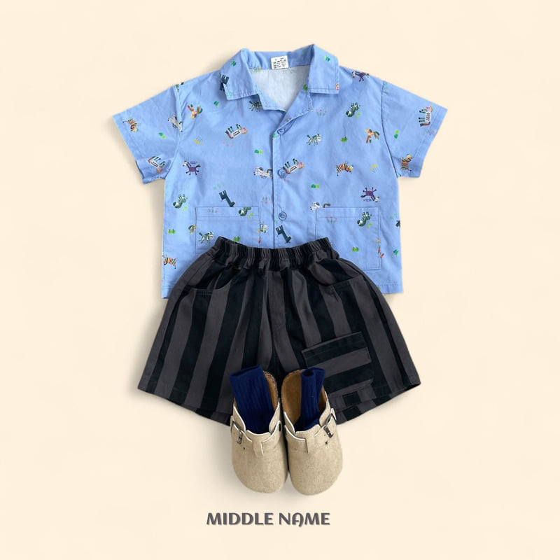 Middle Name - Korean Children Fashion - #kidsstore - Summer Print Shirt - 6