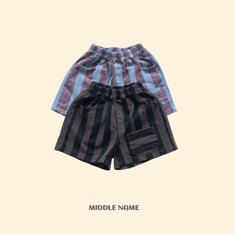 Middle Name - Korean Children Fashion - #kidsstore - Front Pocket Stripe Pants