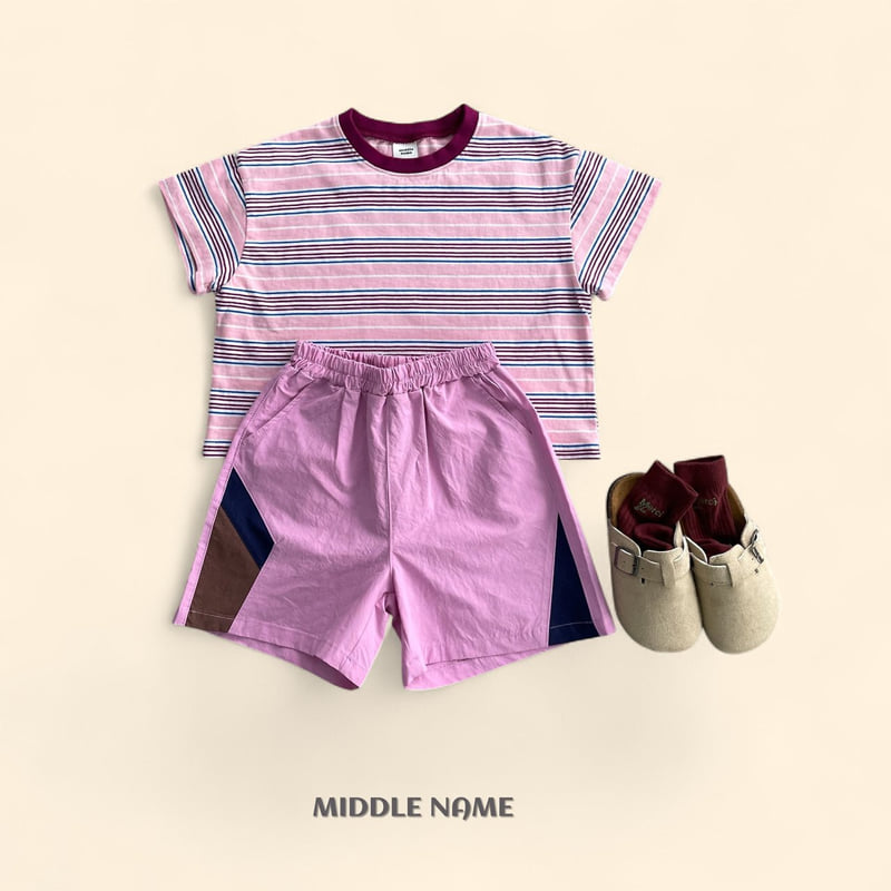 Middle Name - Korean Children Fashion - #kidsstore - Summer Stripe Tee - 12