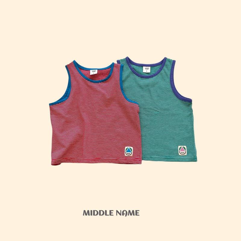 Middle Name - Korean Children Fashion - #kidzfashiontrend - Binding Sleeveless