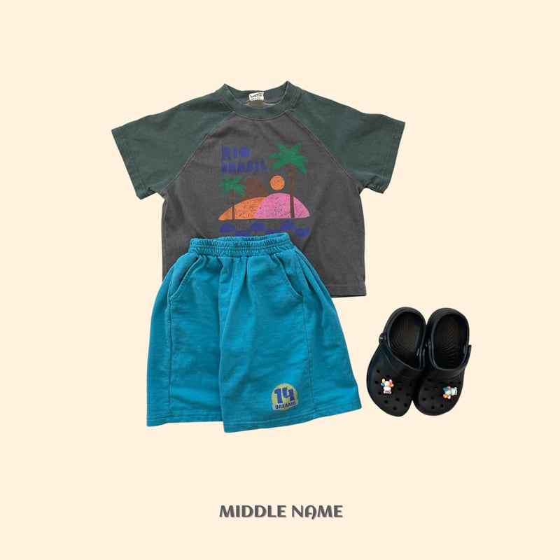 Middle Name - Korean Children Fashion - #kidzfashiontrend - Pigment Palm Tree Tee - 10