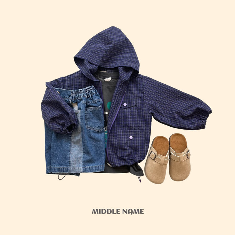 Middle Name - Korean Children Fashion - #kidzfashiontrend - Summer Check Windbreaker - 9