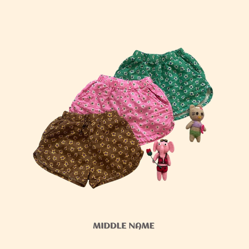 Middle Name - Korean Children Fashion - #kidzfashiontrend - Vintage Flower Print Pants - 2