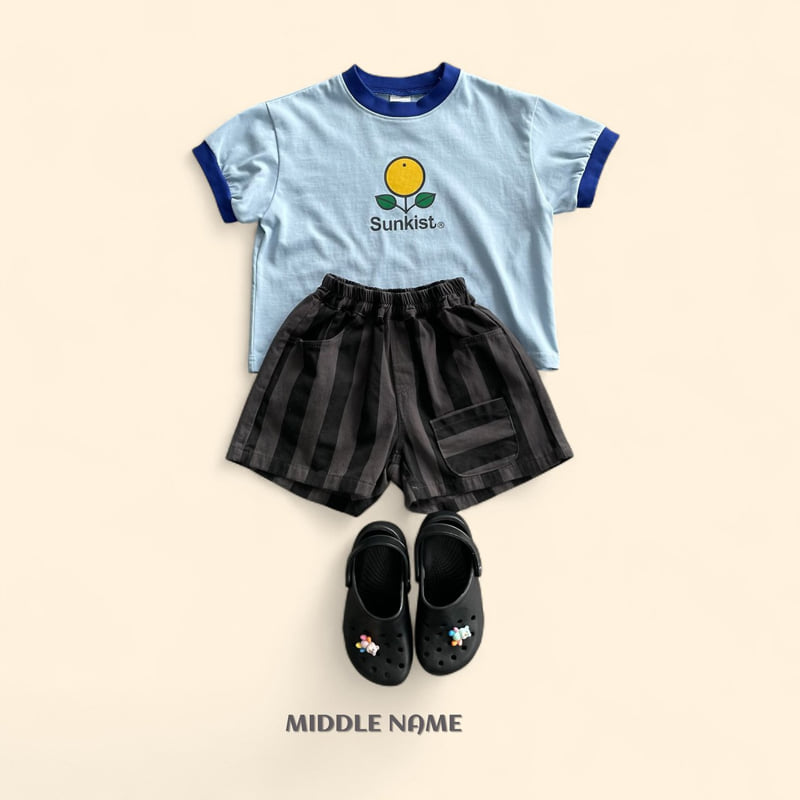 Middle Name - Korean Children Fashion - #Kfashion4kids - Front Pocket Stripe Pants - 4