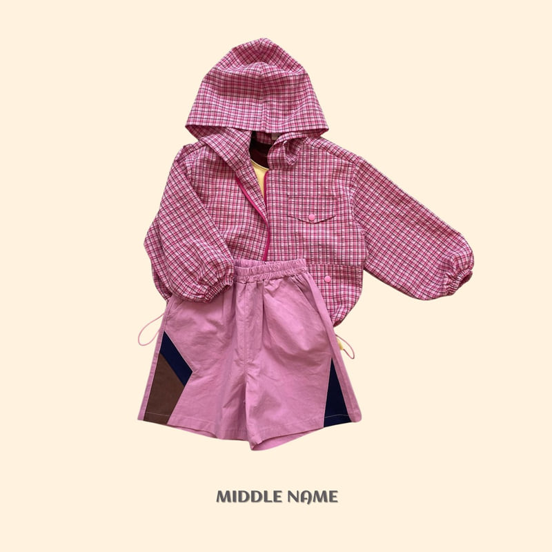 Middle Name - Korean Children Fashion - #littlefashionista - Summer Check Windbreaker - 11