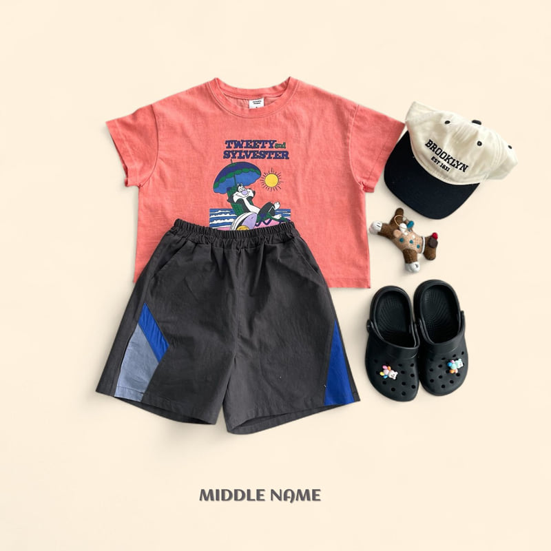 Middle Name - Korean Children Fashion - #littlefashionista - Color Block Pants - 5
