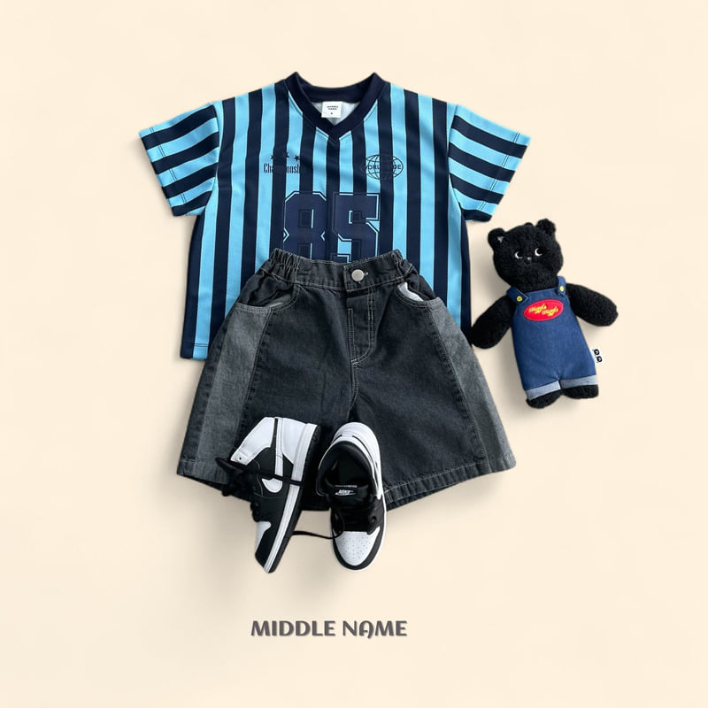 Middle Name - Korean Children Fashion - #magicofchildhood - Mesh Soccer Tee - 6