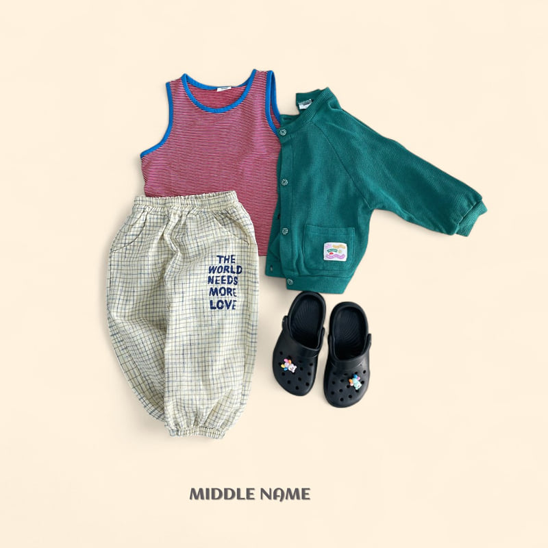 Middle Name - Korean Children Fashion - #littlefashionista - Binding Sleeveless - 4
