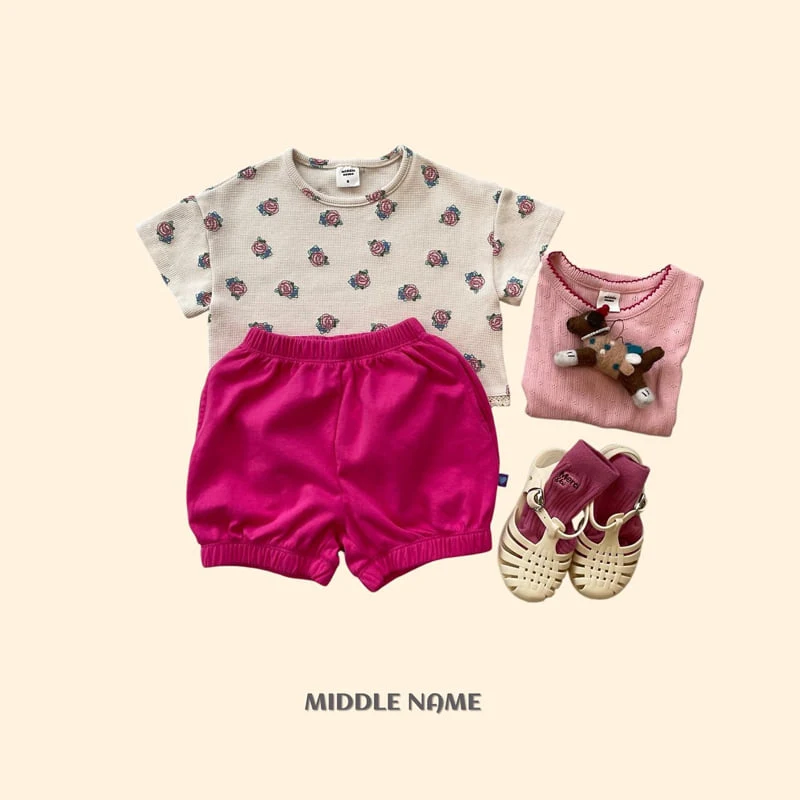 Middle Name - Korean Children Fashion - #magicofchildhood - Vintage Waffle Tee - 8