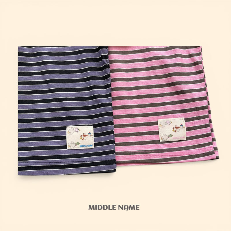 Middle Name - Korean Children Fashion - #magicofchildhood - Patch Collar Tee - 4