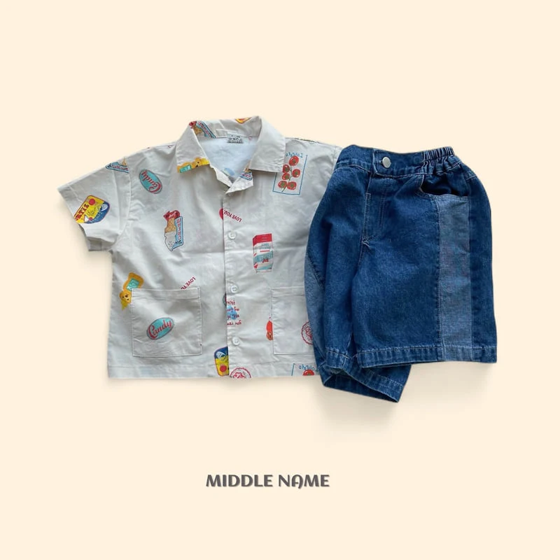 Middle Name - Korean Children Fashion - #minifashionista - Summer Print Shirt - 11