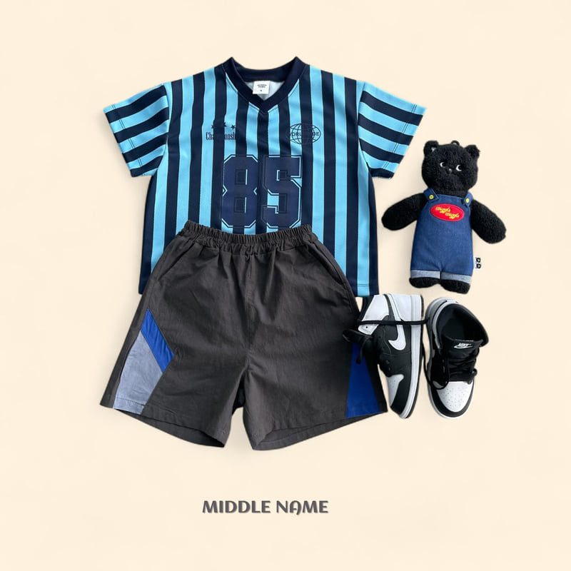 Middle Name - Korean Children Fashion - #minifashionista - Mesh Soccer Tee - 7