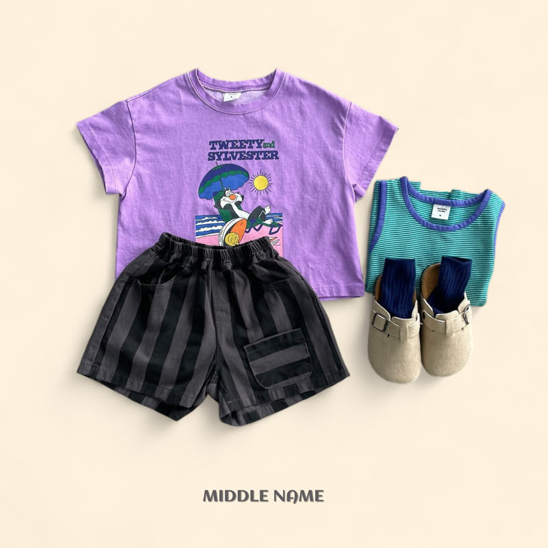 Middle Name - Korean Children Fashion - #minifashionista - Front Pocket Stripe Pants - 6