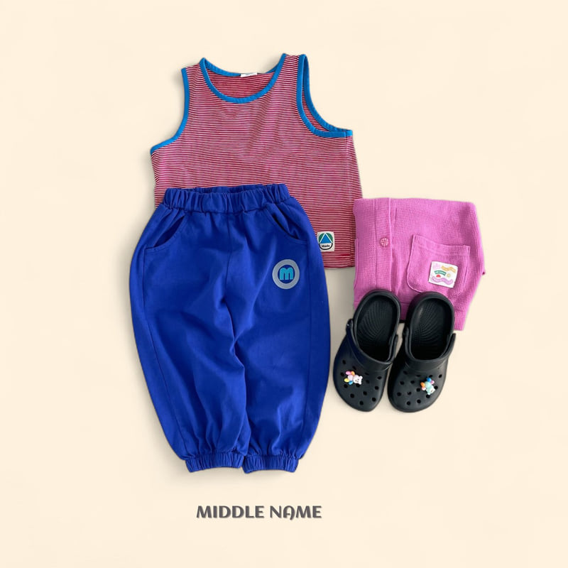 Middle Name - Korean Children Fashion - #minifashionista - Binding Sleeveless - 5
