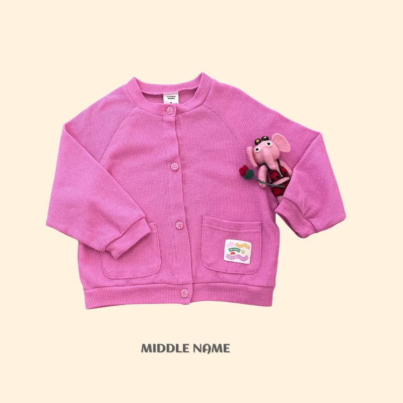 Middle Name - Korean Children Fashion - #minifashionista - Summer Patch Cardigan - 3