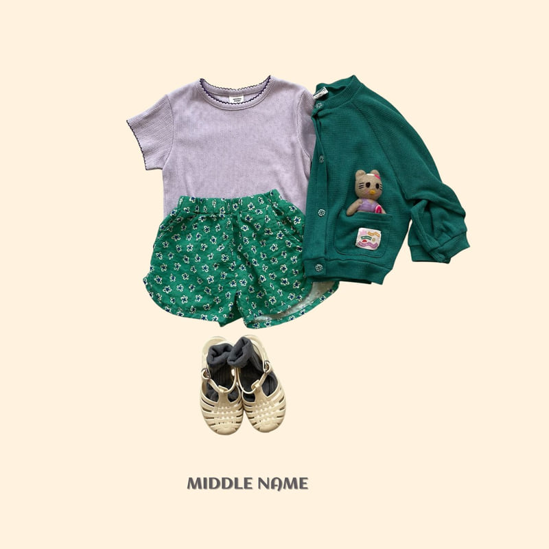 Middle Name - Korean Children Fashion - #minifashionista - Vintage Flower Print Pants - 6