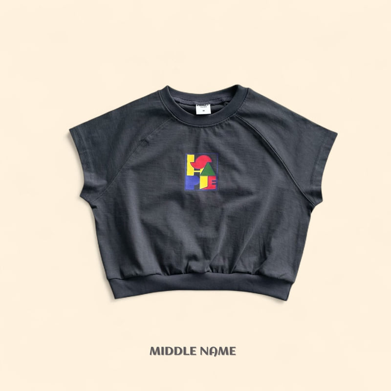 Middle Name - Korean Children Fashion - #minifashionista - Graphic Short Sleeve Sweatshirt - 2