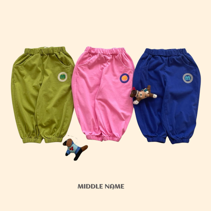 Middle Name - Korean Children Fashion - #minifashionista - M Color Jogger Pants