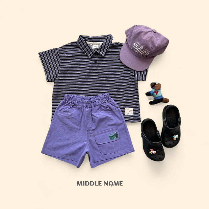 Middle Name - Korean Children Fashion - #prettylittlegirls - Patch Collar Tee - 5