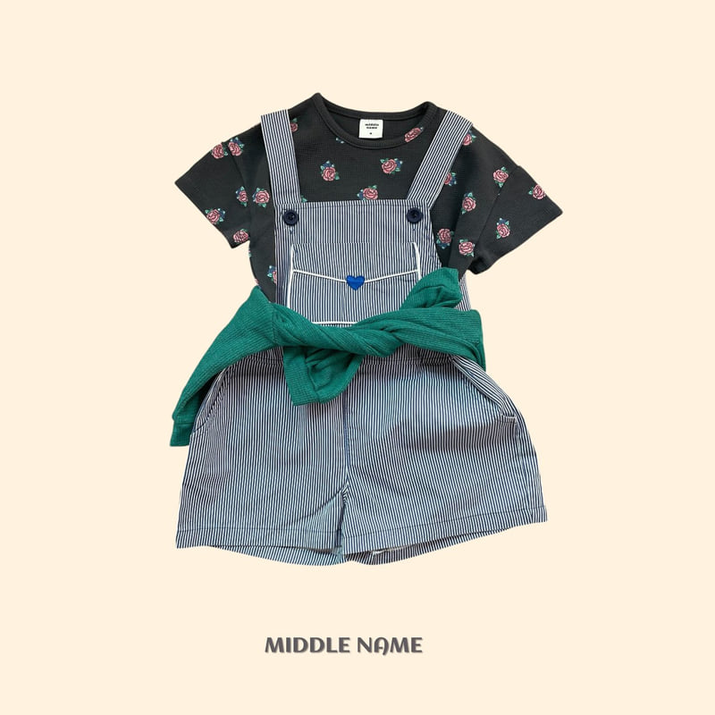 Middle Name - Korean Children Fashion - #prettylittlegirls - Heart Suspenders Pants - 11