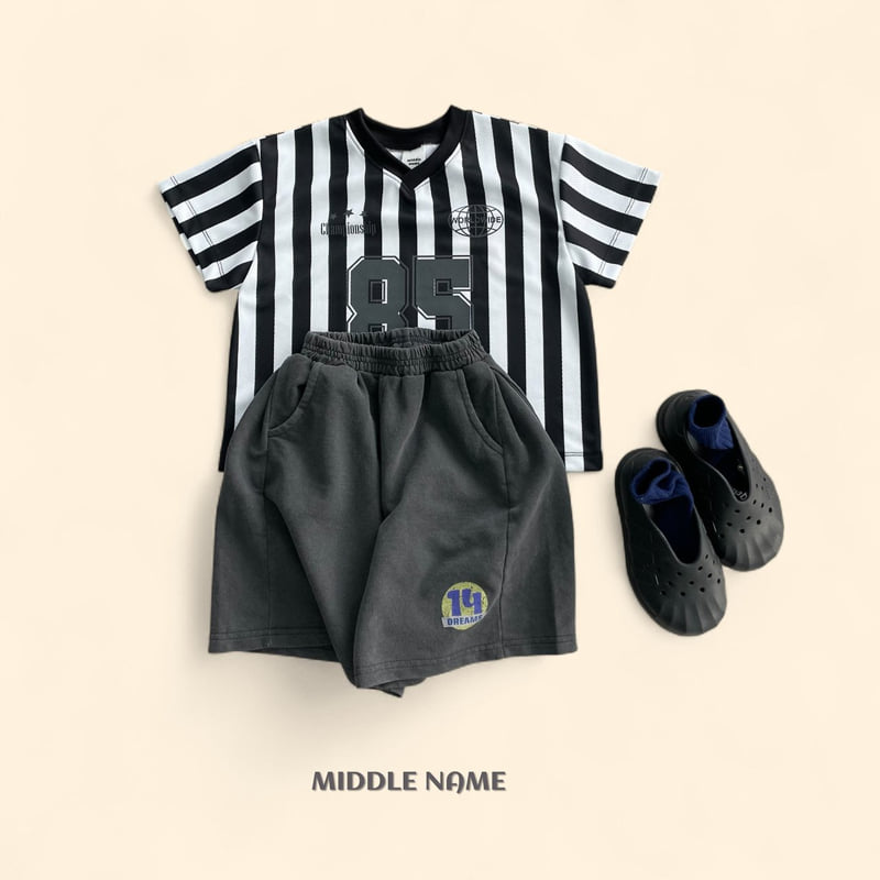 Middle Name - Korean Children Fashion - #prettylittlegirls - Mesh Soccer Tee - 8