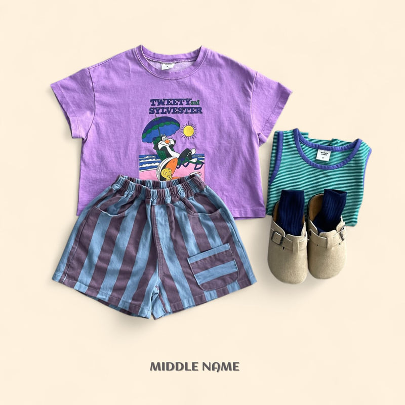 Middle Name - Korean Children Fashion - #prettylittlegirls - Front Pocket Stripe Pants - 7