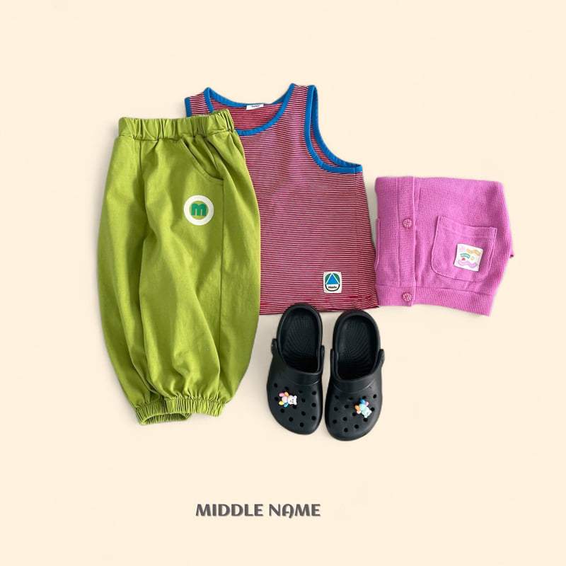 Middle Name - Korean Children Fashion - #prettylittlegirls - Binding Sleeveless - 6