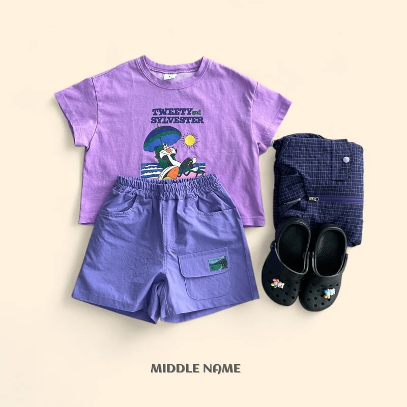 Middle Name - Korean Children Fashion - #prettylittlegirls - Beach Pocket Pants - 9
