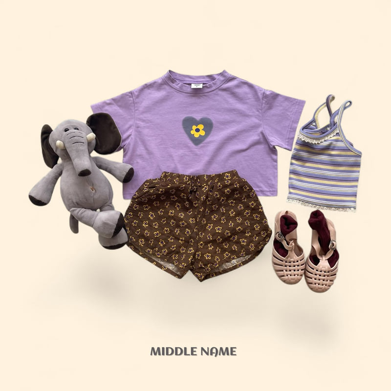 Middle Name - Korean Children Fashion - #prettylittlegirls - Vintage Flower Print Pants - 7