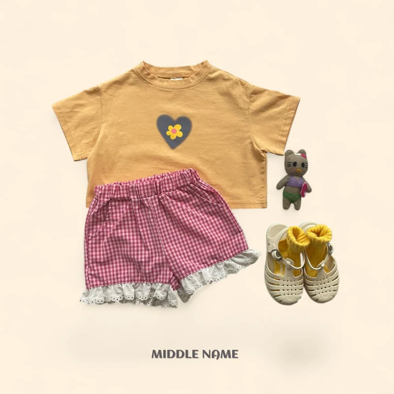 Middle Name - Korean Children Fashion - #minifashionista - Check Lace Pants - 4