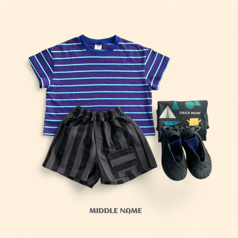 Middle Name - Korean Children Fashion - #stylishchildhood - Front Pocket Stripe Pants - 10